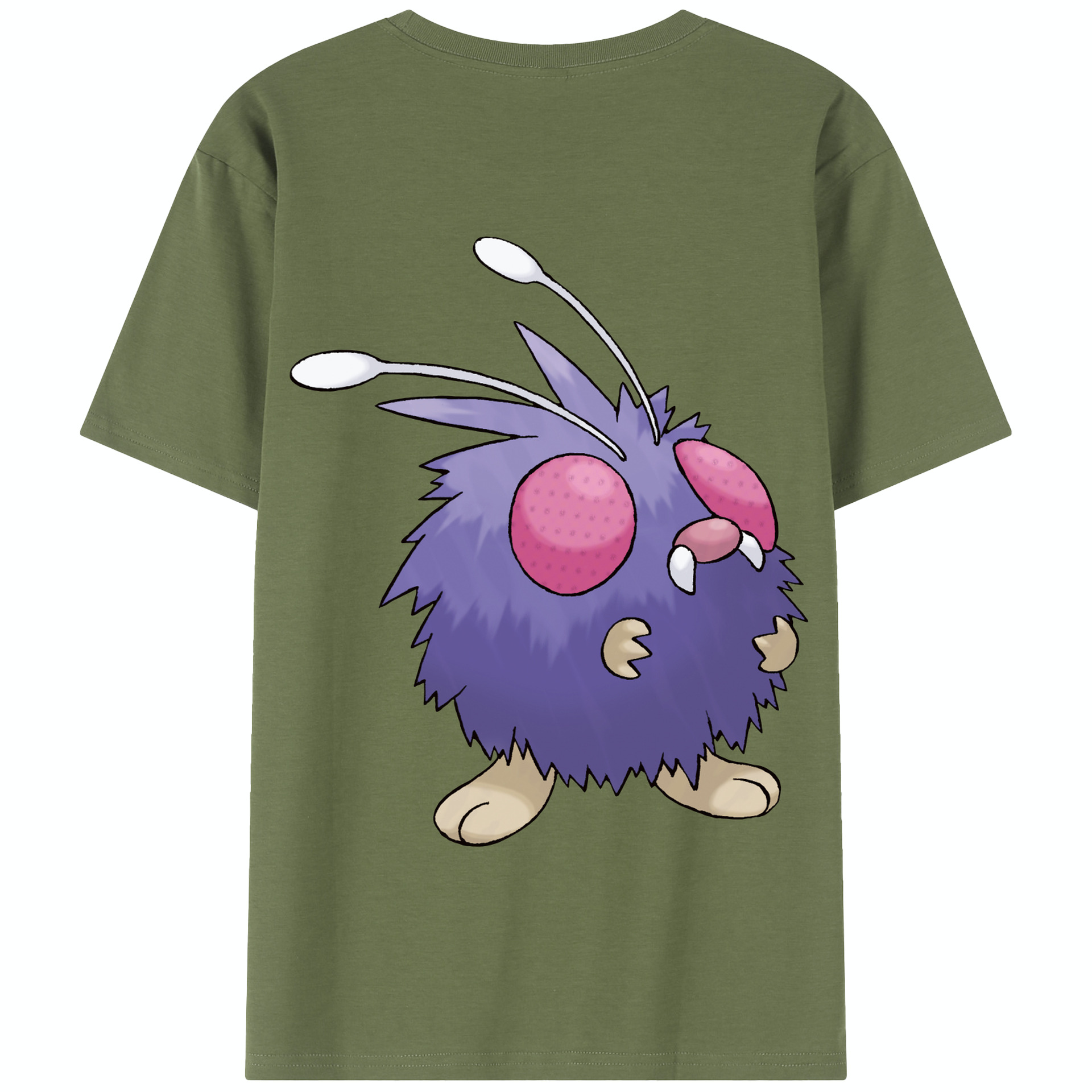 （画像用） ポケットモンスター Pokémon 綿100％半袖Tシャツ（背面プリント）